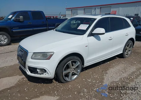 2014 Audi Q5 Premium Plus from USA, damaged, VIN WA1DGAFP4EA030718